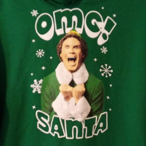 NWT!  ELF Christmas Hoodie - Picture 3 of 6